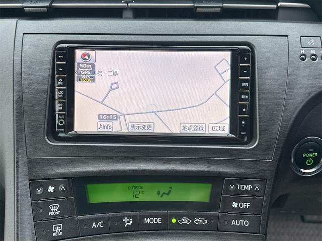 プリウス Ｓ　ＥＴＣ　バックカメラ　ナビ　ＴＶ　アルミホイール　ワンオーナー車　ＣＶＴ　スマートキー　電動格納ミラー　ＣＤ　ＤＶＤ再生　ミュージックプレイヤー接続可　Ｂｌｕｅｔｏｏｔｈ　エアコン　パワーステアリング（12枚目）
