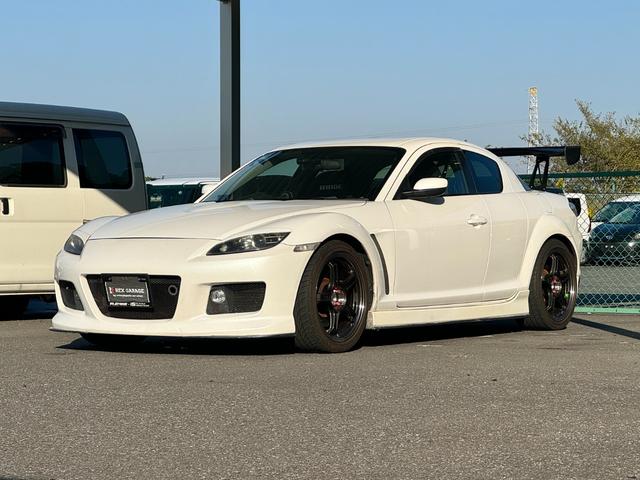 RX-8 タイプS リビルトエンジン載せ替え マツダスピードエアロ RE雨宮GTウイング BLIDEフルバケ SSR18インチ FEEDマフラー NARDIステアリング Defiメーター エンドレス車高調 ラフィックス(8枚目)