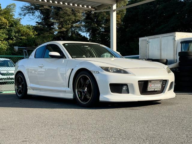 RX-8 タイプS リビルトエンジン載せ替え マツダスピードエアロ RE雨宮GTウイング BLIDEフルバケ SSR18インチ FEEDマフラー NARDIステアリング Defiメーター エンドレス車高調 ラフィックス(10枚目)