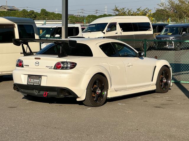 RX-8 タイプS リビルトエンジン載せ替え マツダスピードエアロ RE雨宮GTウイング BLIDEフルバケ SSR18インチ FEEDマフラー NARDIステアリング Defiメーター エンドレス車高調 ラフィックス(17枚目)