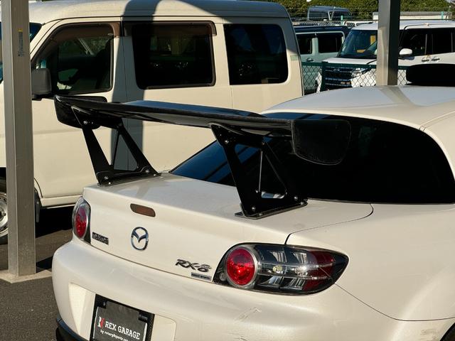 RX-8 タイプS リビルトエンジン載せ替え マツダスピードエアロ RE雨宮GTウイング BLIDEフルバケ SSR18インチ FEEDマフラー NARDIステアリング Defiメーター エンドレス車高調 ラフィックス(24枚目)