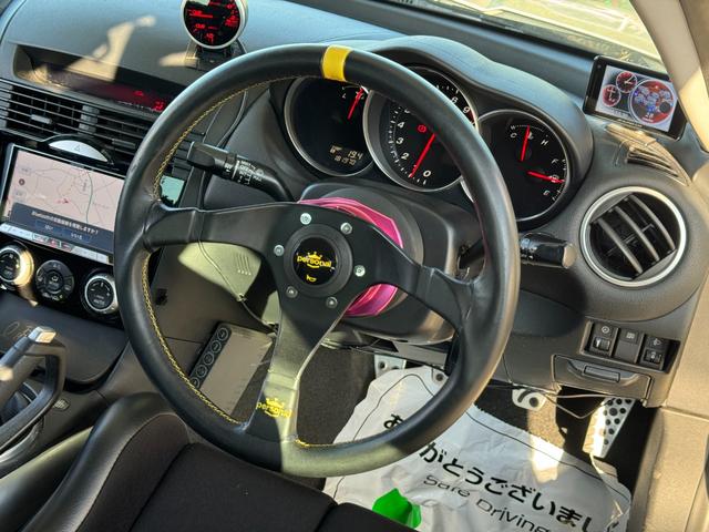 RX-8 タイプS リビルトエンジン載せ替え マツダスピードエアロ RE雨宮GTウイング BLIDEフルバケ SSR18インチ FEEDマフラー NARDIステアリング Defiメーター エンドレス車高調 ラフィックス(34枚目)