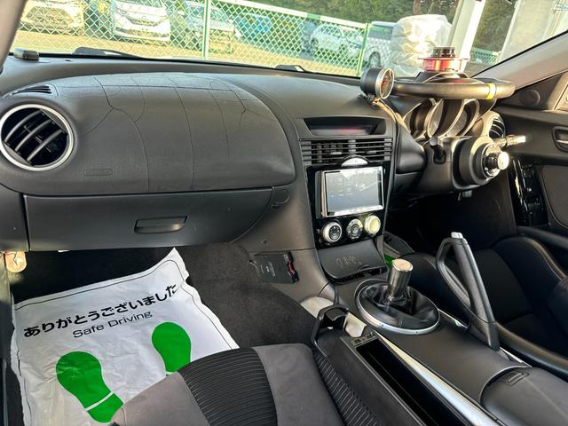 RX-8 タイプS リビルトエンジン載せ替え マツダスピードエアロ RE雨宮GTウイング BLIDEフルバケ SSR18インチ FEEDマフラー NARDIステアリング Defiメーター エンドレス車高調 ラフィックス(53枚目)