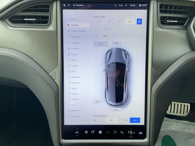 モデルS P100D ルーディクラス フルセルフドライビングケイパビリティ ハイビジビリティガラスルーフ ホワイトテスラプレミアムシート エアサスペンション 全周囲ビューカメラ オートパイロット ディーラー記録簿(7枚目)