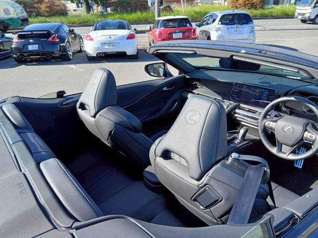 ＬＣ ＬＣ５００　コンバーチブル　１２．３インチタッチＤＡ　モデリスタエアロ　マークレビンソン　純正２１インチＡＷ　オレンジキャリパー　カラーヘッドアップディスプレイ　ブラックレザーシート　プロテクションフィルム（13枚目）