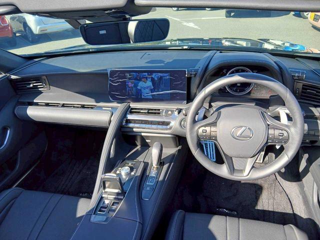 ＬＣ ＬＣ５００　コンバーチブル　１２．３インチタッチＤＡ　モデリスタエアロ　マークレビンソン　純正２１インチＡＷ　オレンジキャリパー　カラーヘッドアップディスプレイ　ブラックレザーシート　プロテクションフィルム（14枚目）