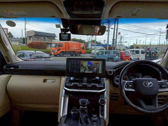 ランドクルーザー ZX 純正メーカーナビ JBLサウンド リアエンターテインメント クールボックス ベージュレザー サンルーフ 全周囲カメラ ルーフレール(15枚目)