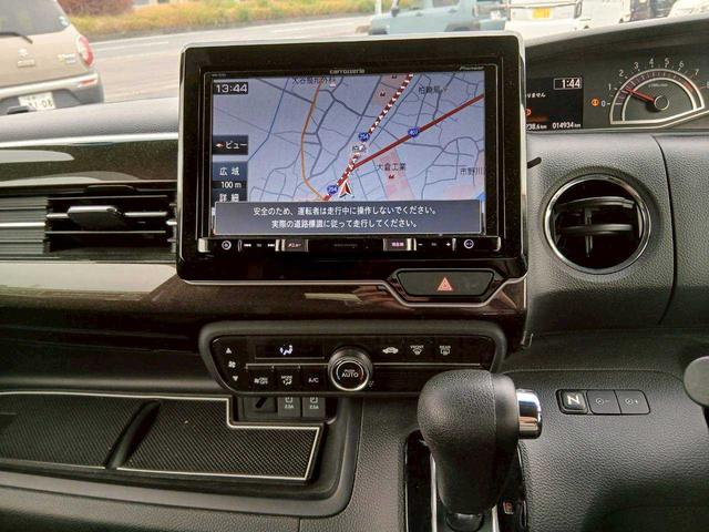 N-BOXカスタム G・Lターボホンダセンシング 社外8インチナビ TV バックモニター ETC 両側電動スライドドア ホンダセンシング(16枚目)