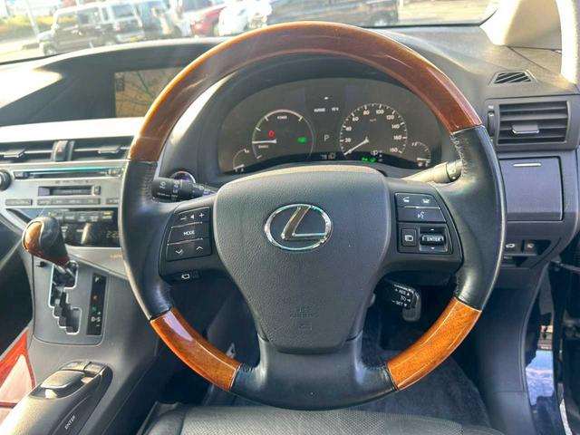 ＲＸ ＲＸ４５０ｈ　バージョンＬ　純正ナビ　フルセグＴＶ　バックモニター　ＥＴＣ　純正１９インチＡＷ（12枚目）