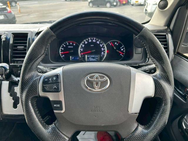 ハイエースバン ロングスーパーGL 社外ナビ フルセグTV バックモニター デジタルインナーミラー(12枚目)