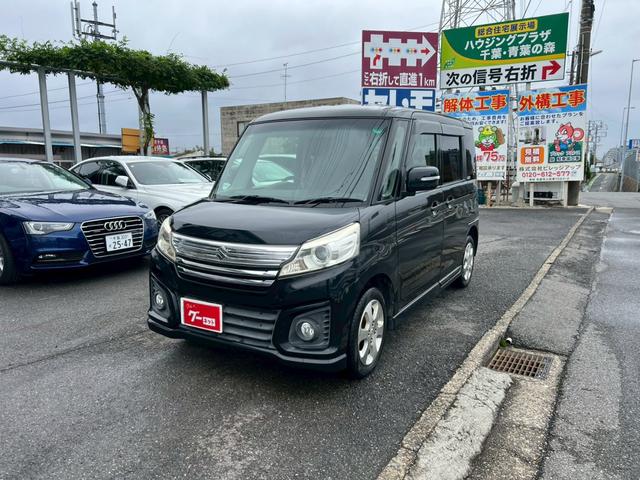 スペーシアカスタム ＧＳ　車検令和８年１２月・純正８インチナビ・フルセグＴＶ・ＢＬＵＥＴＯＯＴＨ・ＤＶＤ再生可能・電動スライドドア・ＥＴＣ・ＨＩＤヘッドライト・シートリフター（2枚目）