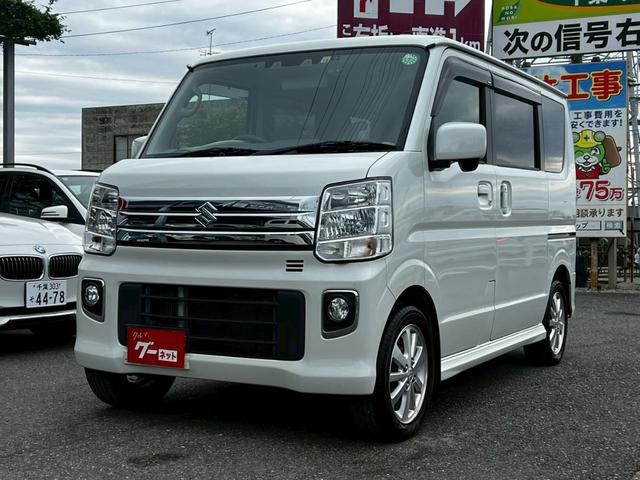 エブリイワゴン PZターボ 車検2年付き 社外ナビ/Bluetooth対応/ドラレコ/ETC/HIDライト/パーワースライドドア/セーフティサポート/シートヒーター/ISOFIX/バックソナー/USBソケット/スマートキー(2枚目)