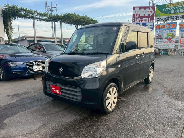 スペーシア Ｇ　車検２年付き／社外ナビ／ワンセグ／Ｂｌｕｅｔｏｏｔｈ／ＥＴＣ／プッシュスタート／オートエアコン／シートヒーター／アイドリングストップ／ヘッドライトレベライザー／電格ミラー！！（2枚目）