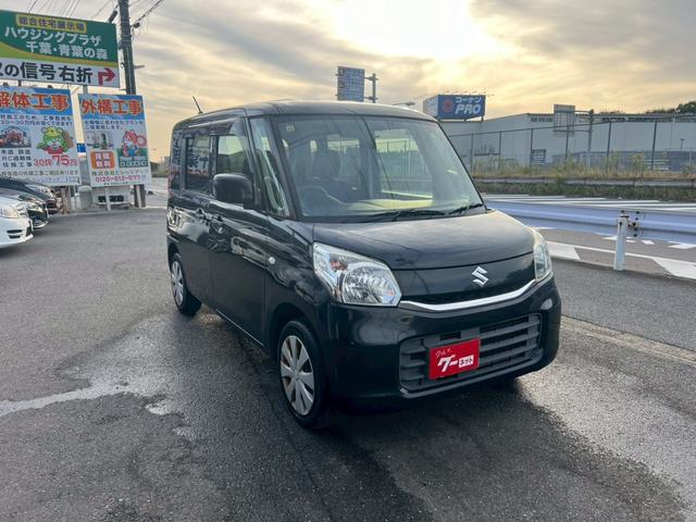 スペーシア Ｇ　車検２年付き／社外ナビ／ワンセグ／Ｂｌｕｅｔｏｏｔｈ／ＥＴＣ／プッシュスタート／オートエアコン／シートヒーター／アイドリングストップ／ヘッドライトレベライザー／電格ミラー！！（3枚目）