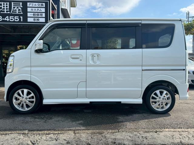 エブリイワゴン PZターボスペシャル 車検2年付き/社外ナビ/フルセグTV/バックモニター/両側電動スライドドア/左側リアオートステップ/レーダーブレーキサポート/オートライト/HIDヘッドライト/フォグ/スマートキー・プッシュスタート(3枚目)