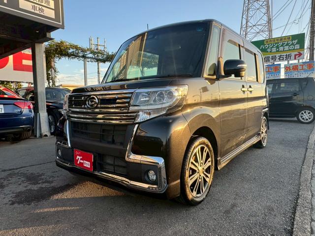 タント カスタムRS トップエディションSAIII 車検2年付き/社外8インチナビ/フルセグTV/バックモニター/Bluetooth/シートヒーター/両側電動スライドドア/ETC/スマートアシスト/オートライト/スマートキー・プッシュスタート(2枚目)