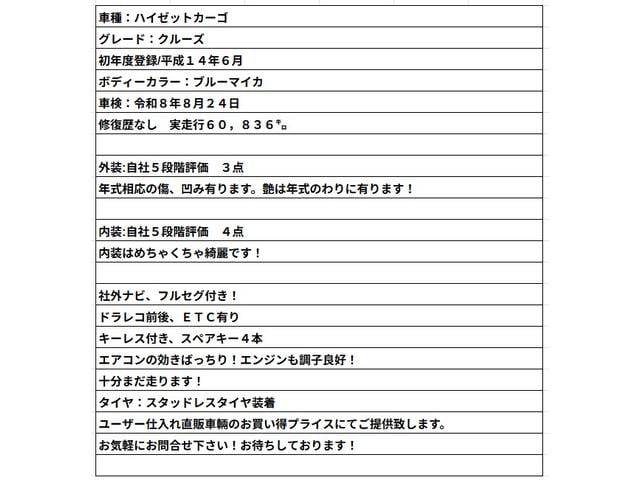 ハイゼットカーゴ クルーズ（10枚目）