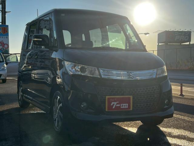 パレットＳＷ ＸＳ　車検Ｒ８年２月／社外ナビ／ＴＶ／ＥＴＣ／ＨＩＤヘッドライト／フォグランプ／片側電動スライドドア／プッシュスタート／オートエアコン／オートライト／電格サイドミラー／純正ＡＷ１４インチ！！（3枚目）