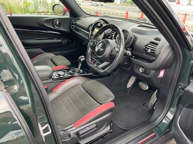 MINI ジョンクーパーワークス クラブマン LEDヘッドランプ パーキングアシスト HDDナビ USB接続 レザーシート ETC 4WD ナビ アクティブクルーズ オートエアコン バックモニター ブルートゥース(9枚目)