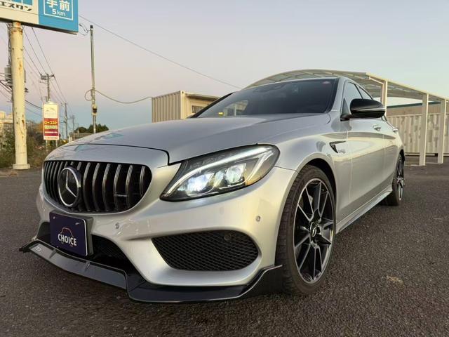Cクラス C43 4マチック C43 4マチック(5名) 黒革シート 4WD Pアシスト ナビ ハイビームアシスト アクティブクルーズコントロール 電動パワーシート Bluetoothオーディオ(2枚目)
