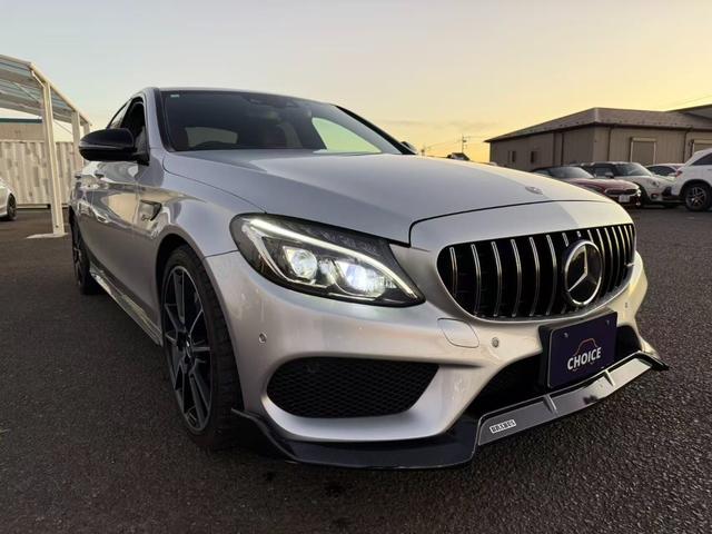 Cクラス C43 4マチック C43 4マチック(5名) 黒革シート 4WD Pアシスト ナビ ハイビームアシスト アクティブクルーズコントロール 電動パワーシート Bluetoothオーディオ(3枚目)
