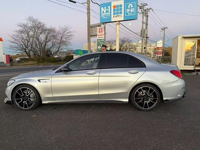 Cクラス C43 4マチック C43 4マチック(5名) 黒革シート 4WD Pアシスト ナビ ハイビームアシスト アクティブクルーズコントロール 電動パワーシート Bluetoothオーディオ(9枚目)