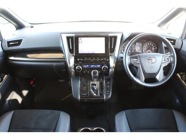 アルファード 2.5S タイプゴールドIII 1オーナー モデリスタ トヨタセーフティセンス レーダークルーズ BSM ツインムーンルーフ 黒半革 9型ナビ フルセグ 12.1型Fダウンモニター ETC ドラレコ Bカメラ パワーBドア 2年保証(19枚目)