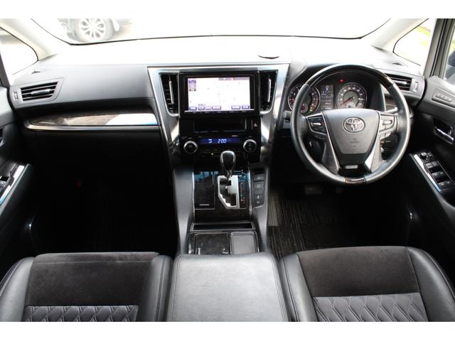 アルファード 2.5S Cパッケージ プリクラッシュセーフティ レーダークルーズ 黒半革 9型ナビ フルセグ 12.1型Fダウンモニター ETC Bカメラ ハンドルヒーター パワーBドア 2眼LEDライト 18インチAW 2年保証(19枚目)