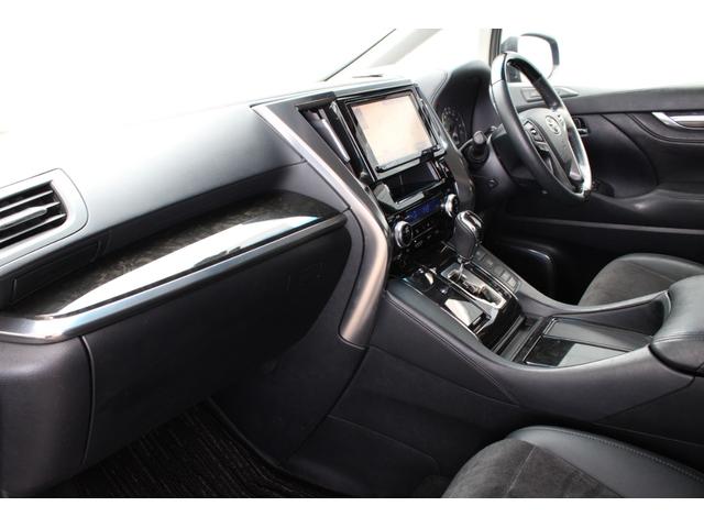 アルファード 2.5S Cパッケージ プリクラッシュセーフティ レーダークルーズ 黒半革 9型ナビ フルセグ 12.1型Fダウンモニター ETC Bカメラ ハンドルヒーター パワーBドア 2眼LEDライト 18インチAW 2年保証(23枚目)