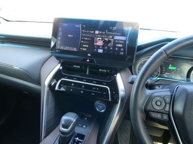 ハリアーハイブリッド Ｚ　１２．３型ナビ　ＢＴオーディオ　地デジ　ＪＢＬサウンド　デジタルインナーミラー　パワーバックドア　ハーフレザーシート　電動シート　ＥＴＣ　セーフティセンス（26枚目）
