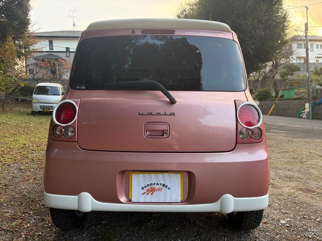 アルトラパン Ｘ　クラリオン製ＨＤＤナビ・ＴＶ・ＤＶＤ・ＣＤ・ＥＴＣ・インパネＣＶＴ・車検令和８年１０月・白スポイラー・１４インチ白アルミホイール・ベンチシート・フォグランプ・スマートキー・ＬＥＤライト（3枚目）