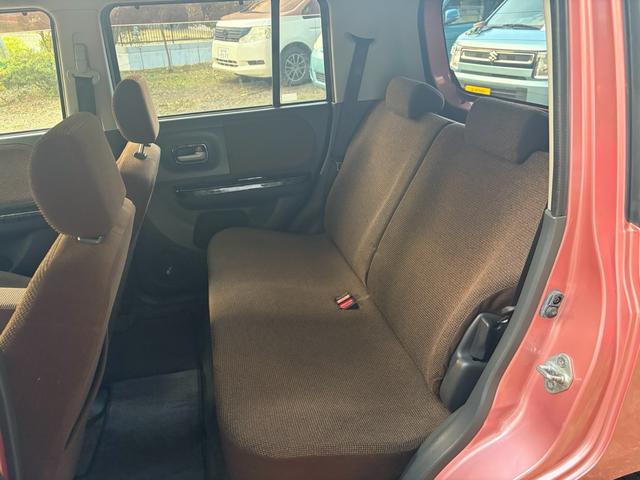 アルトラパン Ｘ　クラリオン製ＨＤＤナビ・ＴＶ・ＤＶＤ・ＣＤ・ＥＴＣ・インパネＣＶＴ・車検令和８年１０月・白スポイラー・１４インチ白アルミホイール・ベンチシート・フォグランプ・スマートキー・ＬＥＤライト（24枚目）