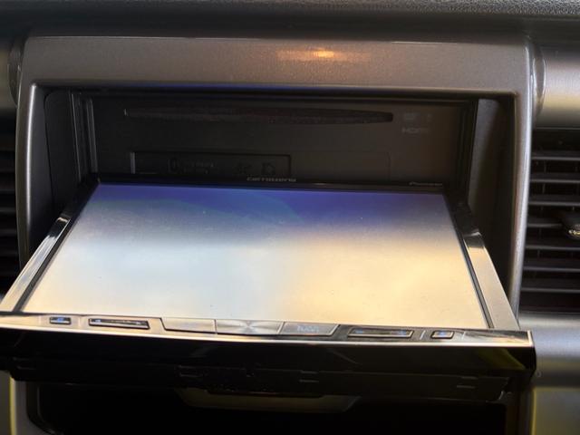 ハスラー Ｘ　ＨＤＤナビ・フルセグＴＶ・車検令和９年７月・ＥＴＣ・レーダーブレーキサポート・ＤＶＤ再生・ＣＤ録再・Ｂｌｕｅｔｏｏｔｈ・ＨＤＭＩ対応・ＵＳＢ対応・赤黒ツートン・６２８４０ｋｍ・禁煙車・スマートキー（22枚目）