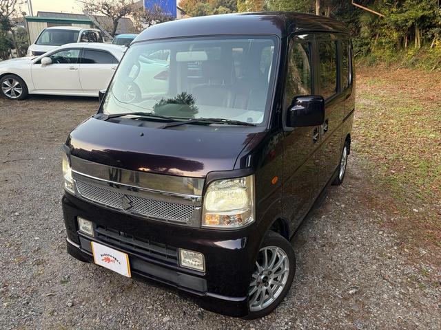 エブリイワゴン ＰＺターボスペシャル　軽ワゴン・両側パワースライドドア・５０８９０ｋｍ・ハイルーフ・ナビ・ＴＶ・ＡＵＸ・キーレス・車検令和８年１１月・タイミングチェーンエンジン・ディスチャージライト・フォグランプ・紫（63枚目）