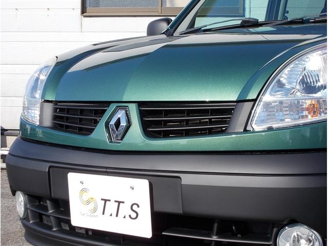 カングー 1.6 最終モデル ジヴェルニーグリーンM タイベル交換済 ノワールカスタム ルーフラック デイトナ14インチ フォグランプ 両側スライド Wバックドア キーレス ETC 点検記録簿14枚 リアラダー積込み(21枚目)