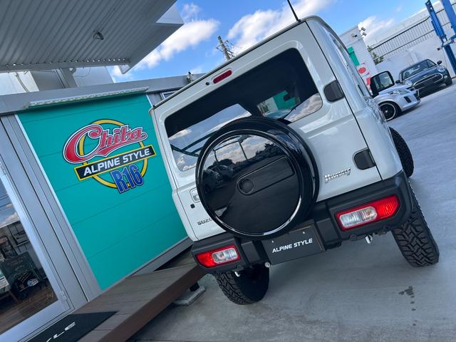 ジムニー ＸＣ　アルパインプロデュース車両　　メティオサウンド・ナビ・デジタルミラー・ＥＴＣ２．０　ニューズデザインエアロ　ＡＷ　オープンカントリータイヤ（3枚目）