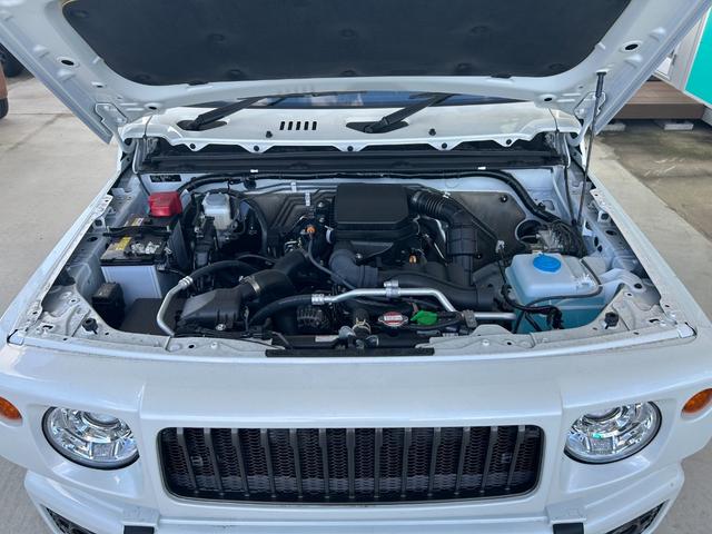 ジムニー ＸＣ　アルパインプロデュース車両　　メティオサウンド・ナビ・デジタルミラー・ＥＴＣ２．０　ニューズデザインエアロ　ＡＷ　オープンカントリータイヤ（33枚目）