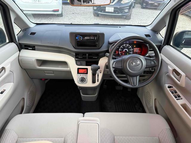 ムーヴ Ｘ　スマートキー　アイドリングストップ　シートヒーター　ベンチシート　ＣＶＴ　盗難防止システム　ＡＢＳ　ＥＳＣ　アルミホイール　衝突安全ボディ　エアコン　パワーステアリング　パワーウィンドウ（2枚目）