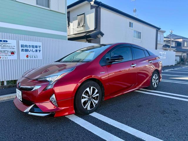 プリウス Ｓツーリングセレクション　ナビ　アルミホイール　ＬＥＤヘッドランプ　ＣＶＴ　シートヒーター　スマートキー　アイドリングストップ　盗難防止システム　衝突安全ボディ　ＡＢＳ　ＥＳＣ　エアコン　パワーステアリング　パワーウィンドウ（7枚目）