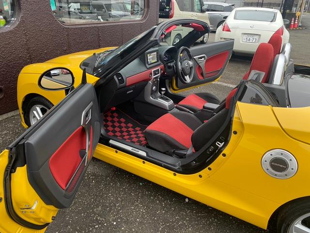 コペン セロ S 純正ナビ・TV・ETC・          HKSマフラー アルパインスピーカー 純正レカロシート シートヒーター(8枚目)