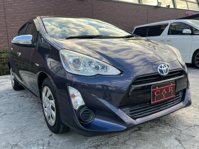 アクア S ワンオーナー 禁煙車 純正ナビ バックカメラ Bluetooth フルセグTV スマートキー ETC車載器 プッシュスタート ステアリングスイッチ オートライト オートエアコン 電動格納ミラー(46枚目)