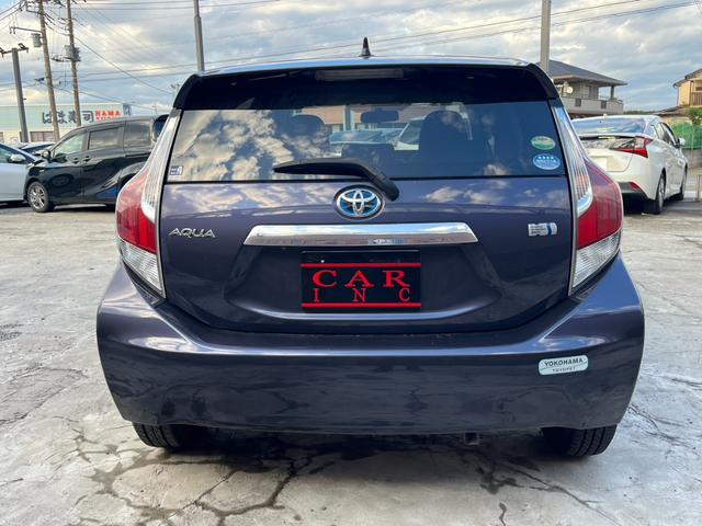 アクア S ワンオーナー 禁煙車 純正ナビ バックカメラ Bluetooth フルセグTV スマートキー ETC車載器 プッシュスタート ステアリングスイッチ オートライト オートエアコン 電動格納ミラー(49枚目)