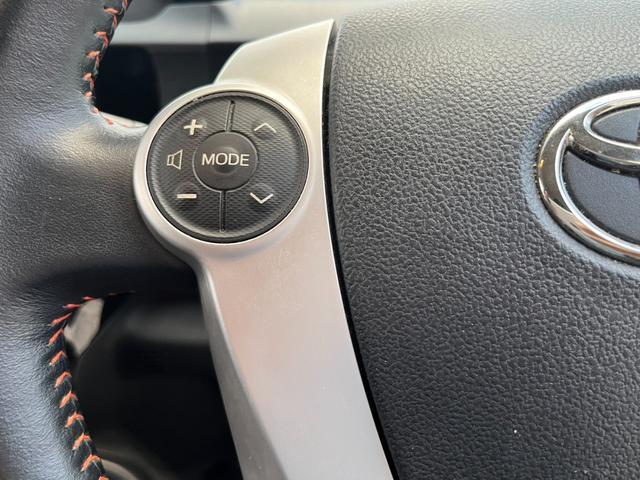 アクア S 純正ナビ ハーフレザー ドライブレコーダー フルセグTV バックカメラ Bluetooth 16インチ純正AW ETC車載器 LEDヘッドライト オートライト フォグランプ スマートキー(5枚目)