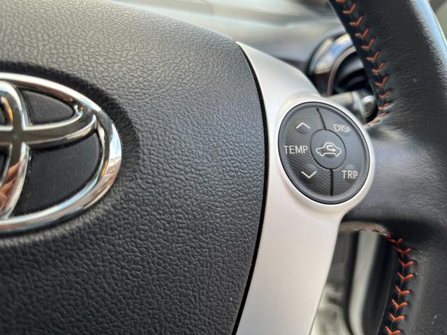 アクア S 純正ナビ ハーフレザー ドライブレコーダー フルセグTV バックカメラ Bluetooth 16インチ純正AW ETC車載器 LEDヘッドライト オートライト フォグランプ スマートキー(6枚目)