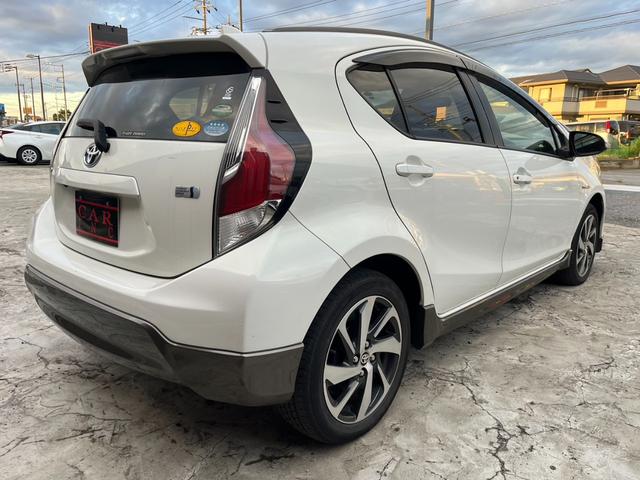 アクア S 純正ナビ ハーフレザー ドライブレコーダー フルセグTV バックカメラ Bluetooth 16インチ純正AW ETC車載器 LEDヘッドライト オートライト フォグランプ スマートキー(64枚目)