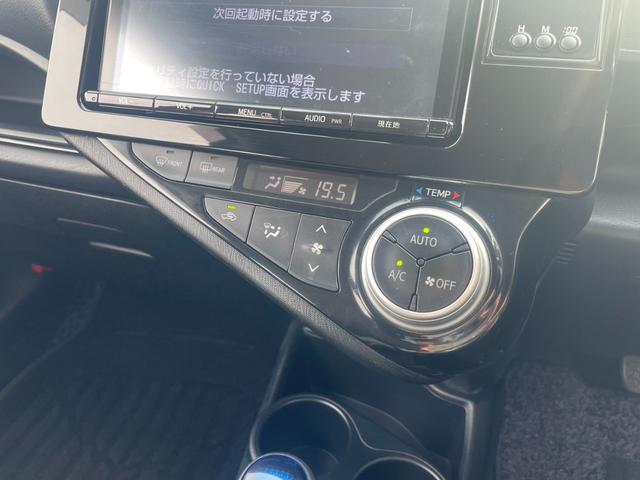 アクア Ｓスタイルブラック　トヨタセーフティセンス　純正ナビ　Ｂカメラ　Ｂｌｕｅｔｏｏｔｈ　フルセグＴＶ　オートライト　オートハイビーム　ドラレコ　ビルトインＥＴＣ　社外１５インチアルミホイール（10枚目）