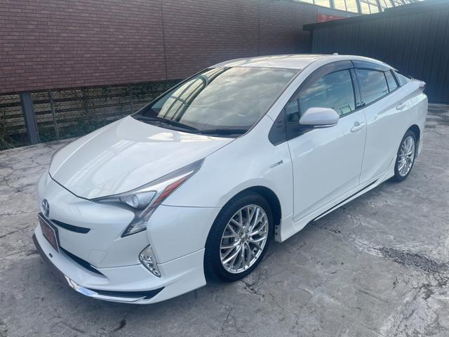 プリウス Ｓツーリングセレクション　純正ＳＤナビ　Ｂｌｕｅｔｏｏｔｈオーディオ　モデリスタエアロ　社外アルミホイール　バックカメラ　レザーシート　シートヒーター　ＬＥＤヘッドライト　オートライト　ワンセグＴＶ　ビルトインＥＴＣ（36枚目）