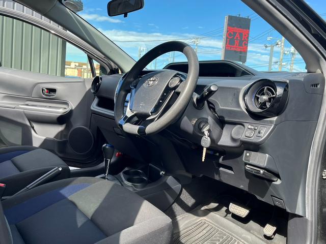 アクア S 純正SDナビゲーション Bluetoothオーディオ フルセグTV コーナーセンサー ETC車載器 ステアリングスイッチ DVD再生 CD再生 オートエアコン 電動格納ミラー(21枚目)