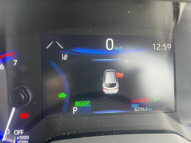 カローラツーリング ハイブリッド　ダブルバイビー　トヨタセーフティセンス　ＢＳＭ　ディスプレイオーディオ　Ｂｌｕｅｔｏｏｔｈ　フルセグＴＶ　オートライト　オートハイビーム　ＥＴＣ　ハーフレザーシート　シートヒーター　ハンドルヒーター　レーダークルコン（7枚目）