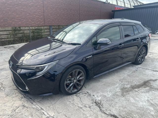 カローラツーリング ハイブリッド　ダブルバイビー　トヨタセーフティセンス　ＢＳＭ　ディスプレイオーディオ　Ｂｌｕｅｔｏｏｔｈ　フルセグＴＶ　オートライト　オートハイビーム　ＥＴＣ　ハーフレザーシート　シートヒーター　ハンドルヒーター　レーダークルコン（35枚目）